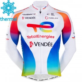 Radtrikot 2021 Team TotalEnergies Winter Thermal Fleece N003